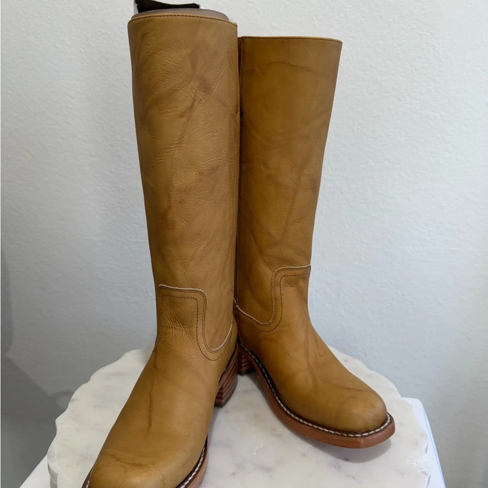 Frye Women's Banana Montana Leather Boots NIB size 9M. - Picture 1 of 12